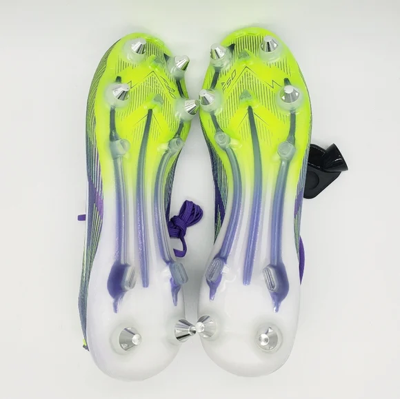 $270 Adidas F50 Elite SG Soccer Cleats Purple Green